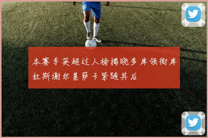 本赛季英超过人榜揭晓多库领衔库杜斯谢尔基萨卡紧随其后